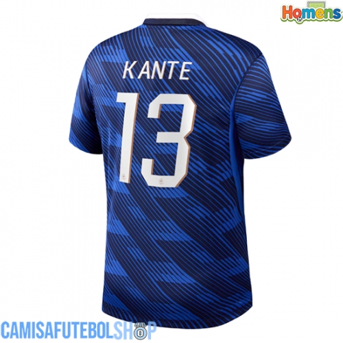 Camisa de time de futebol França Kante #13 Replicas 1º Equipamento Mundo 2026 Manga Curta